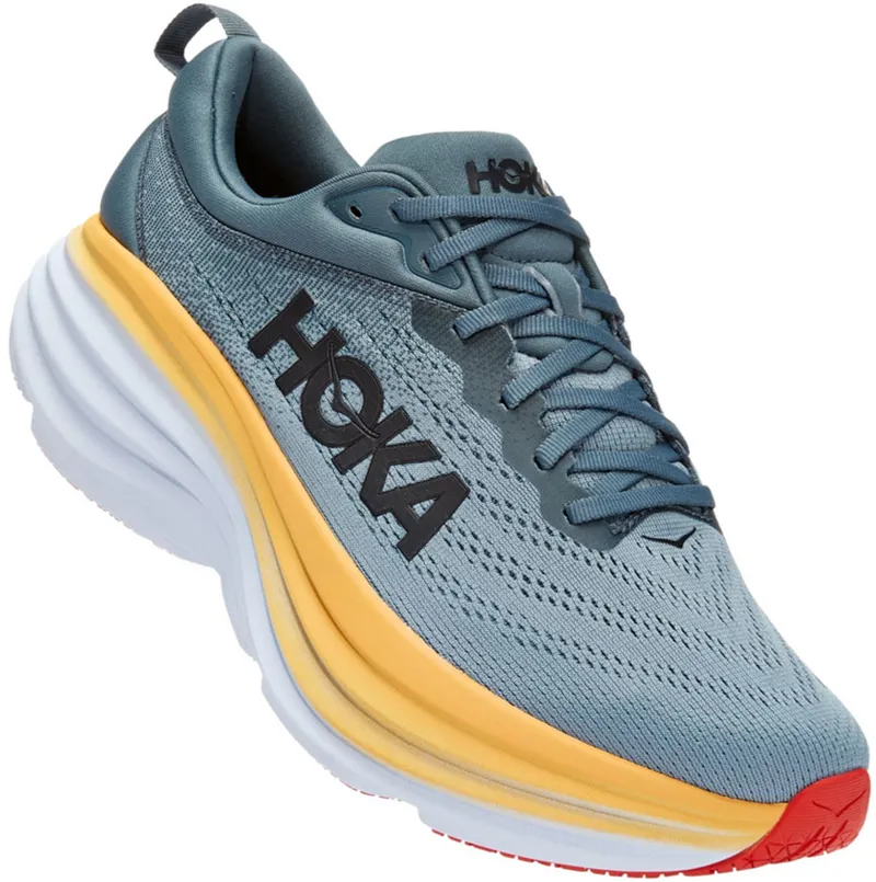 Hoka One One Men's Bondi 8 WIDE - Goblin Blue/Mountain Spring-2